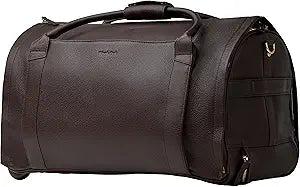 The Weekender leather bag, profile